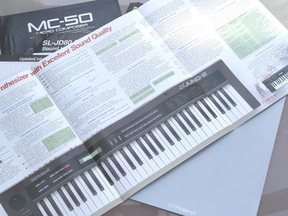 Roland-Alpha-Juno, S-770, D70 etc leaflets